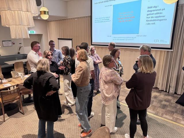Ellinor Axelsson föreläser inom Hållbarhetsacceleratorn Halland i Halmstad